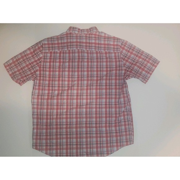 Croft & Barrow Mens Button Shirt Short Sleeve Size Large Easy Care - Picture 3 of 5